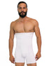 Men's AQ White Men High Quality Slimming Underwear Tummy Leg  Complete Control High Waist Shaper Short Trunk